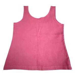 Anchor Blue Vintage Y2K Pink Scoop Neck Tank Top